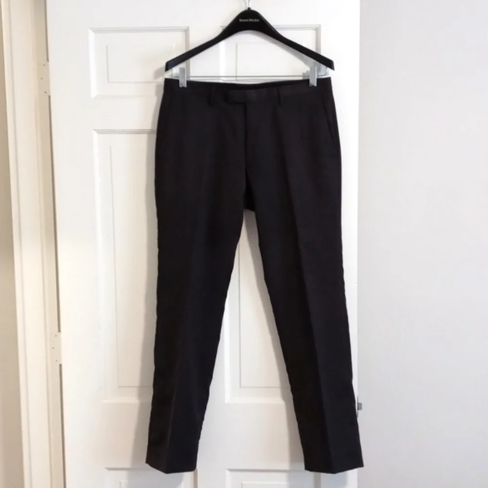 🖤Banana Republic X Lanificio Cerruti🖤 - Black Modern Slim Fit Wool Pant